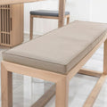 70x35x5cm waschbares bankkissen aus leinen mit rutschfester unterseite und paspel sitzkissen fuer gartenbank terrasse innen fensterbank flurbank rattanstuehle usw
