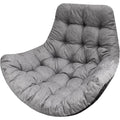 kissen auflage fuer polyrattanrattan haengeschaukel polster haengekorb schaukel korb schaukelkissen rueckenkissen in der farbe graphit