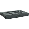 palettenkissen 120x80x12cm sitzkissen fuer paletten dunkelgrau indoor outdoor kissen aus hochwertigem moebelstoff loungekissen fuer gartenmoebel sofa made in europa oeko-textil